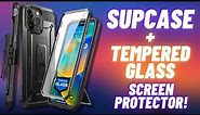 SUPCASE UBPro iPhone 14 Pro Case Review! // BUILT-IN Tempered Glass Screen Protector!
