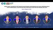 Rapat Senat Universitas Pattimura Dalam Rangka Pemilihan Calon Rektor Periode 2023 - 2027