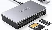 SmartMedia Card Reader Writer All-in-1 USB Universal Multi Card Adapter Slim Hub Read Smart Media, xD, SD, SDHC, SDXC, UHS-I, MMC, MS Pro Duo, CF, MD, Camera Flash Memory Cards For Windows, Mac, Linux