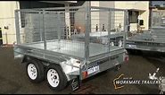 Workmate 8x5 Box Trailer with Cage