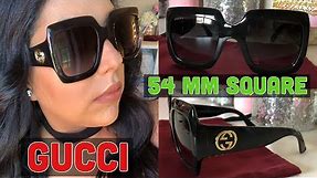 Unboxing: Gucci Sunglasses | 54 MM Square | Try-On