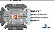Toyota Center Seat Recommendations - The TicketCity Update Desk