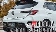 How to install GR Corolla Spoiler Extension