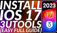 How to install iOS 17 using 3utools Windows | Update to iOS 17 3utools | For all compatible devices