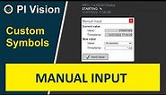 PI Vision Custom Symbol : MANUAL INPUT (How to enter data with PI Vision)