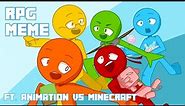 RPG Meme || (FAN-MADE) Alan Becker Animation vs Minecraft