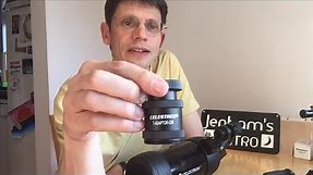 Celestron C90 connection to a DSLR using a T Adaptor