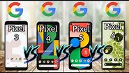 Google pixel 3 Vs pixel 4 Vs pixel 5 Vs pixel 6 ( EVOLUTION of Google pixel )