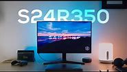 Best Budget Monitor?! Samsung 24" S24R350 1080p 75Hz Monitor Review