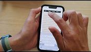 iPhone iOS 15: How to Select and Edit Text By a Word, Paragraph, or Block of Text