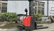 HITOP Fully Powered Stand Up Electric Stacker Forklift With 3M Lifting Height