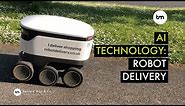 Example Of Autonomous Delivery Robots: Starship in Milton Keynes