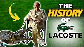 The History of Lacoste - René Lacoste, The Legendary Tennis Player.