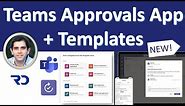 New Approvals App Templates in Microsoft Teams