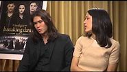 Twilight: Breaking Dawn Leah (Julia Jones) and Seth (Boo Boo Stewart) Clearwater Interview