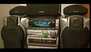 3 disc cd player aiwa stereo system (Aiwa CX-NMA845)