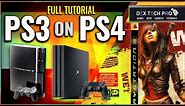 How to play PlayStation 3 game on your PlayStation 4 (Fully Explained)