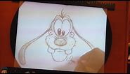 Easy: How to Draw Goofy - Step by Step Instructions from Animation Academy