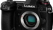 Panasonic LUMIX G9 4K Digital Camera, 20.3 Megapixel Mirrorless Camera Plus 80 Megapixel High-Resolution Mode, 5-Axis Dual I.S. 2.0, 3-Inch LCD, DC-G9 (Black)