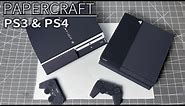 [Papercraft] - Paper models of PlayStation3 and PlayStation4
