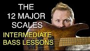 Learn Bass - The 12 major scales explained