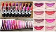 Mac The Matte Lip Lipstick Collection || Lip Swatches & Comparison