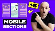 6 Mobile Section Layouts and Examples You Must See