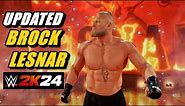 How to Get Updated COWBOY BROCK LESNAR in WWE 2K24