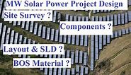 MW Solar Power Plant Design | How To Design MW Solar Plants | Solar System Project