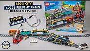 LEGO City 60336 Freight Train detailed review & light upgrade