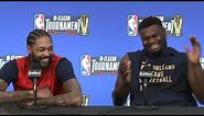 Zion and Brandon Ingram on how they'd celebrate winning the tournament and $500K 😂