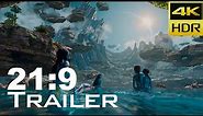[21:9] AVATAR 2: The Way of Water (2022) Ultrawide 4K HDR Trailer | UltrawideVideos
