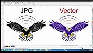 How to Trace Any JPG Logo to Vector in Coreldraw, Quick Convert A JPG to Vector, CorelwaliSarkar
