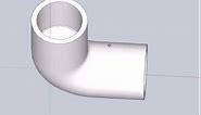Sketchup PVC Elbow Fitting Tutorial