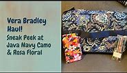 Vera Bradley Haul (August 2021) - New Java Navy Camo & Rosa Floral