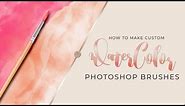 How to Make Flowing Watercolor Brushes in Photoshop