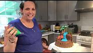 DIY Dinosaur Birthday Cake