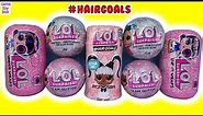 LOL Hairgoals Series 5 4 Under Wraps Surprise Bling Glam Glitter Makeover DOLLS Unboxing Doll TOYS