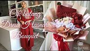 Cara Gubah Bouquet Dress Cik Butang by Hasnuri | Idea Gubahan