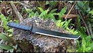 Cold Steel Tactical Tanto Machete Test