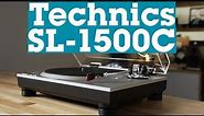 Technics SL-1500C direct-drive turntable with phono preamp | Crutchfield