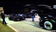 ALL 5 Batmobiles DRIVING Around Together!