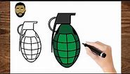 How To Draw A Grenade
