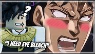 Reacting To "JOJO Memes If You Laugh Restart The Video (IMPOSSIBLE)" *very sus*