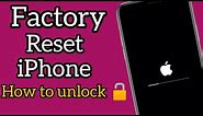 iPhone 8,8 plus,11,12,13,14 - How To Hard reset, factory Reset (forgot password)