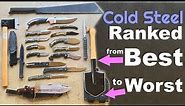Ultimate Cold Steel Ranked Best to Worst List: Every Knife in My Collection Overview