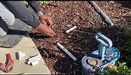 How to repair a tee (pvc) on your sprinkler system.