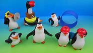 2014 PENGUINS OF MADAGASCAR SET OF 6 McDONALD'S HAPPY MEAL MOVIE COLLECTION TOY'S VIDEO REVIEW