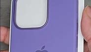 Apple Silicone Case NEW Color Iris!!!!! iPhone 14 Pro Deep Purple!!! Amazing!!