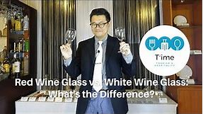 Red Wine Glass vs. White Wine Glass: What's the difference? | TTime 2